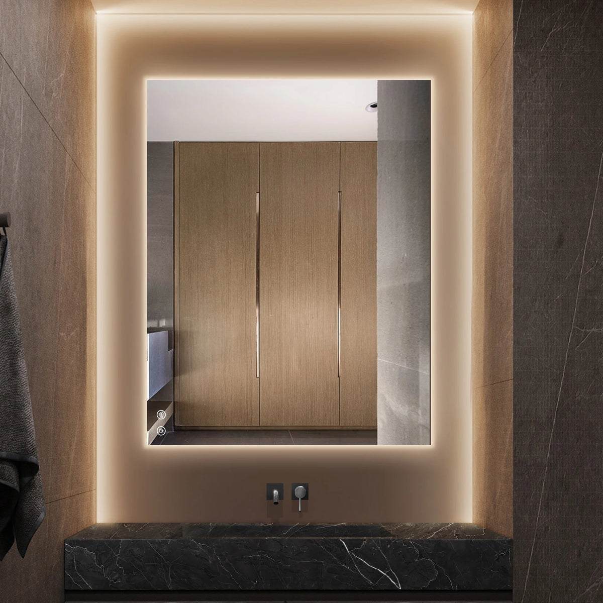 Backlit Bathroom Mirror