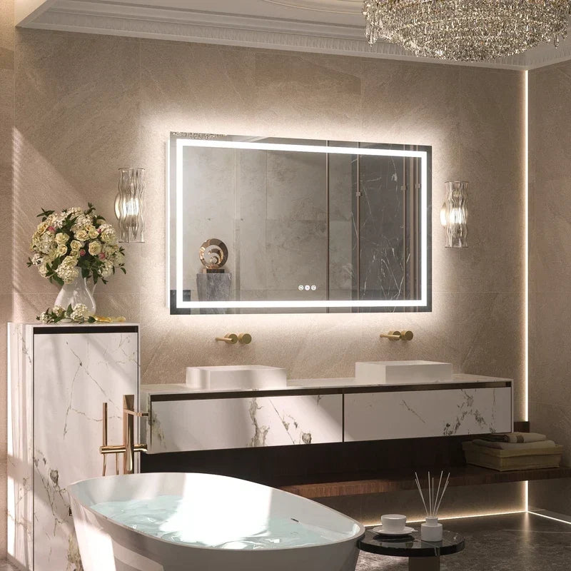 Best vanity sizes for an 84-inch bathroom mirror
