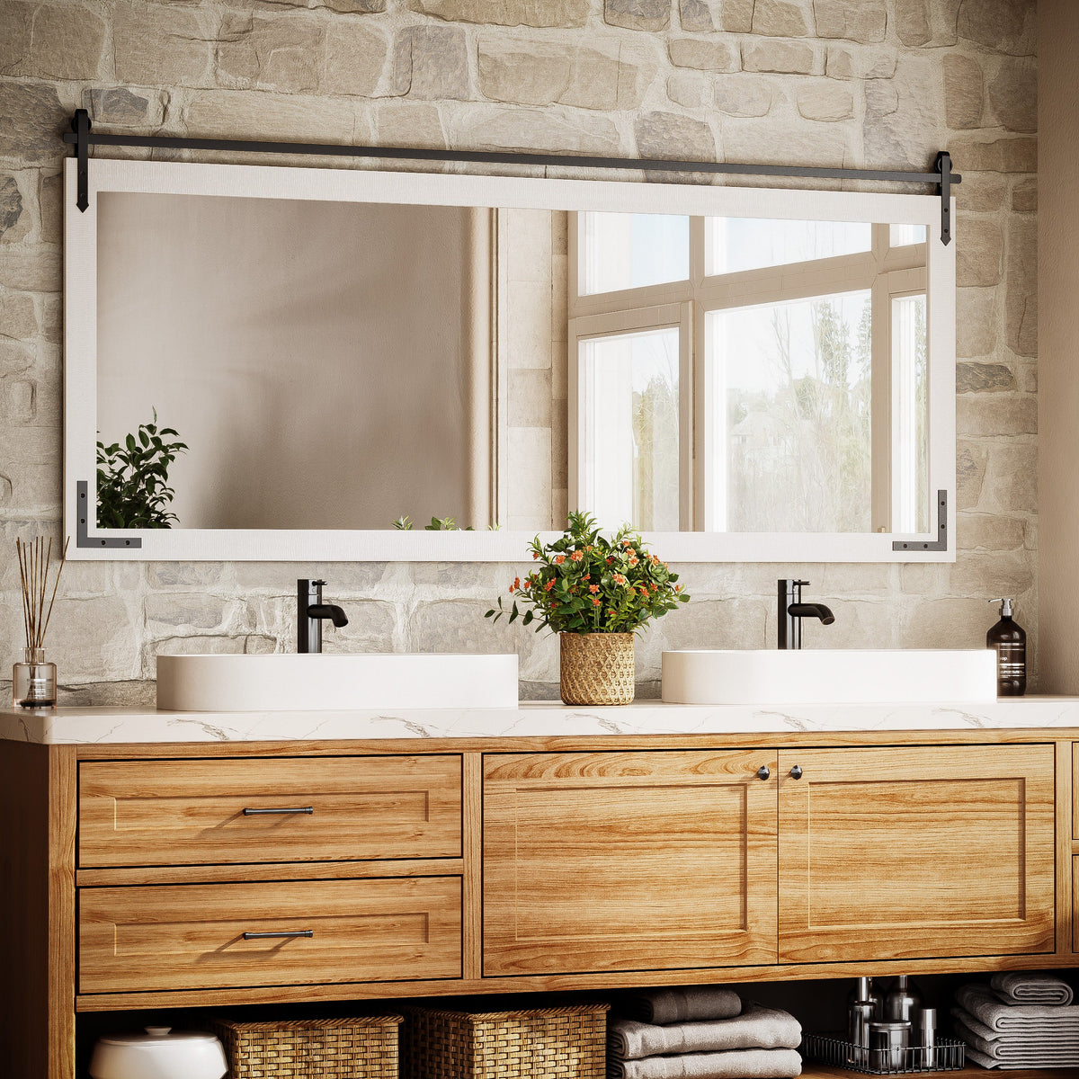 Intro to Tetote Farmhouse Bathroom Mirrors