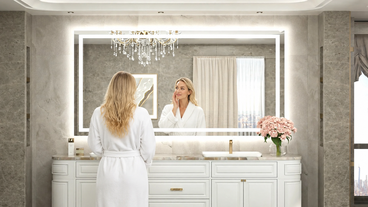 How Dimmable Led Bathroom Mirrors Upgrade Your Daily Grooming?
