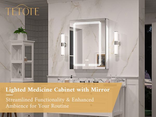 Hardwired vs Plug-In LED Medicine Cabinets