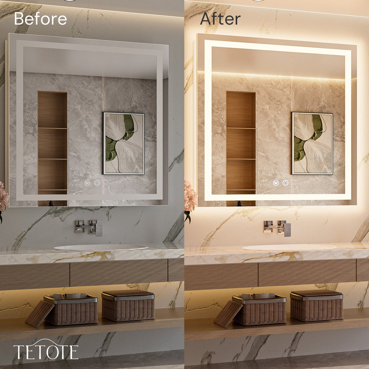 Compare LED Bathroom Mirror vs Traditional Bathroom Mirror