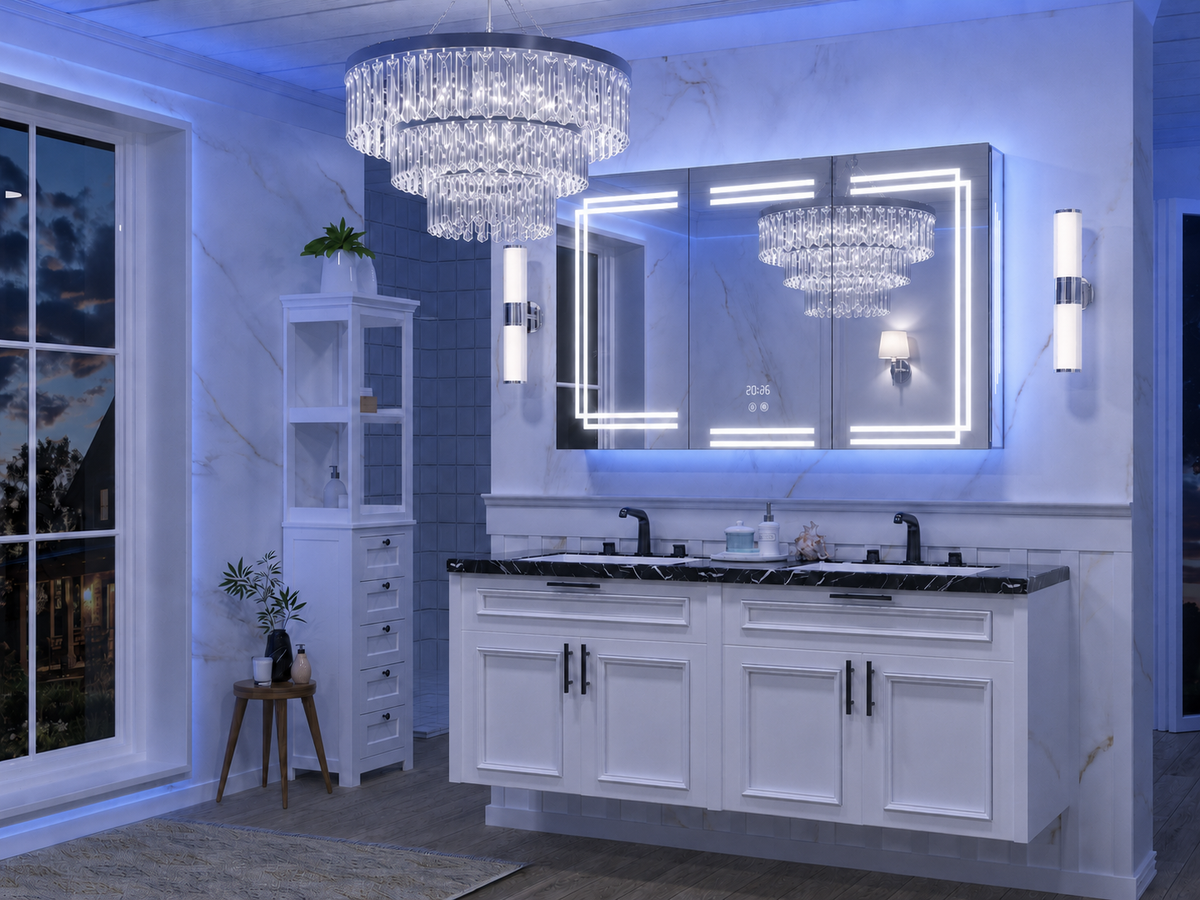 BEST FRONTLIT &BACKLIT BATHROOM MIRRORS AND LED MEDICINE CABINETS IN NEW YORK