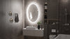 TETOTE Oval Frontlit LED Bathroom Mirror