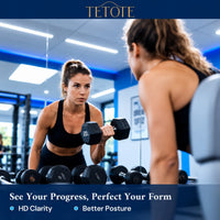 Tempered Glass Gym Wall Mirror - Frameless