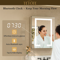 Dual-Lit LED Medicine Cabinet