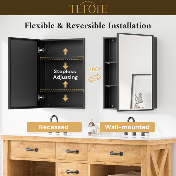Surface and recessed mount