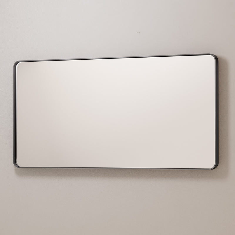 TETOTE Rectangular Metal Framed Mirror