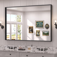 TETOTE Square Square Corner Bathroom Mirror