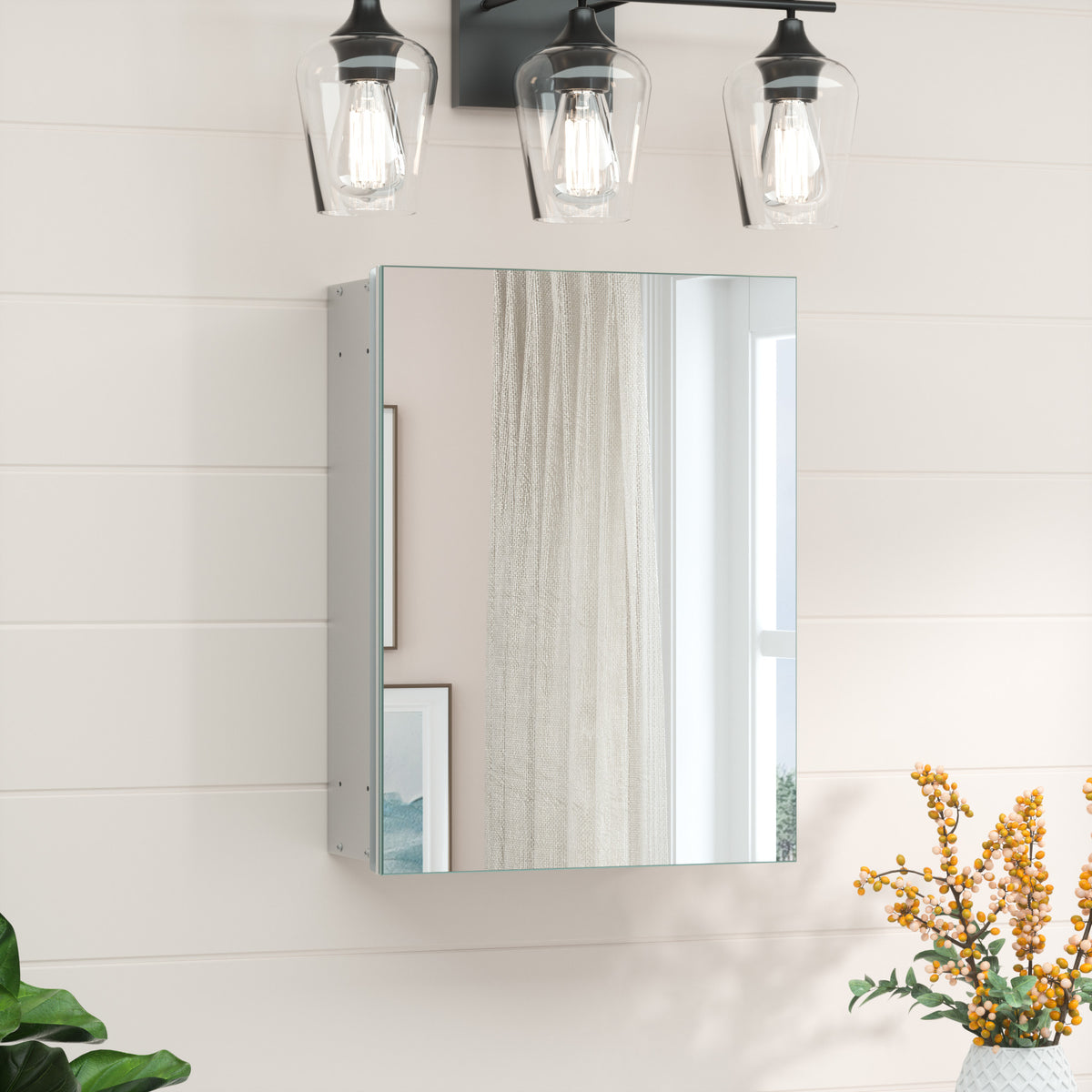 Recessed Medicine Cabinet with Soft-Close Hinges