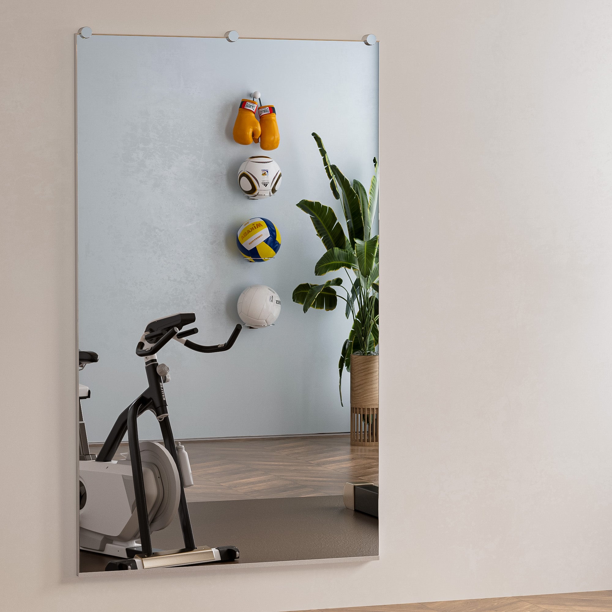 TETOTE Frameless Fitness Mirror – Available in 6 Sizes for Home