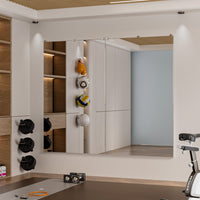 TETOTE Frameless Fitness Mirror Square Square Corner