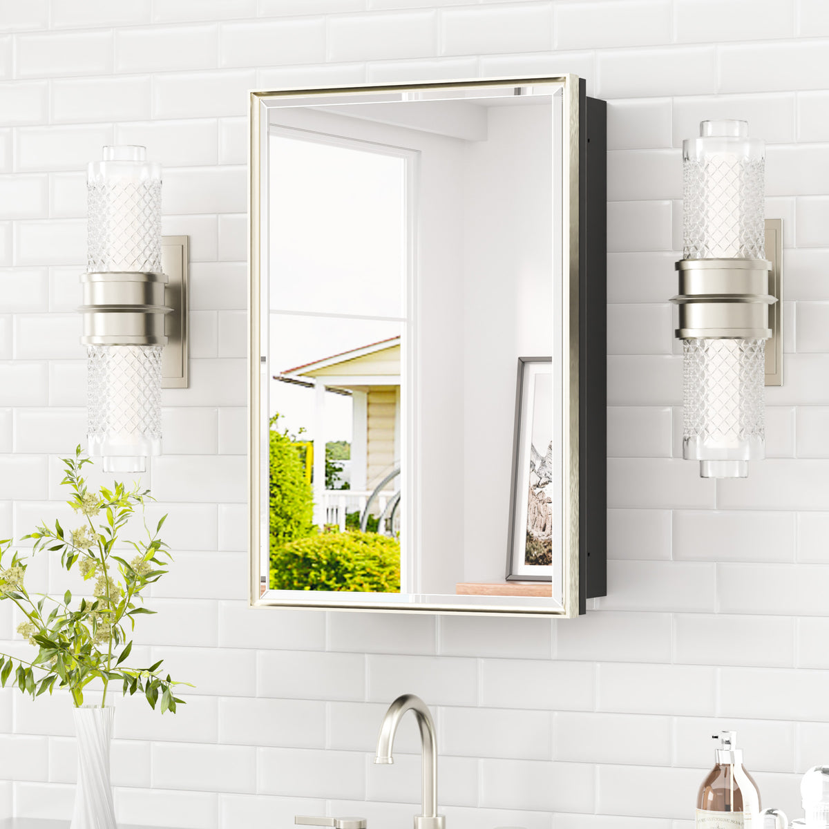 |16x24|Brushed Nickel