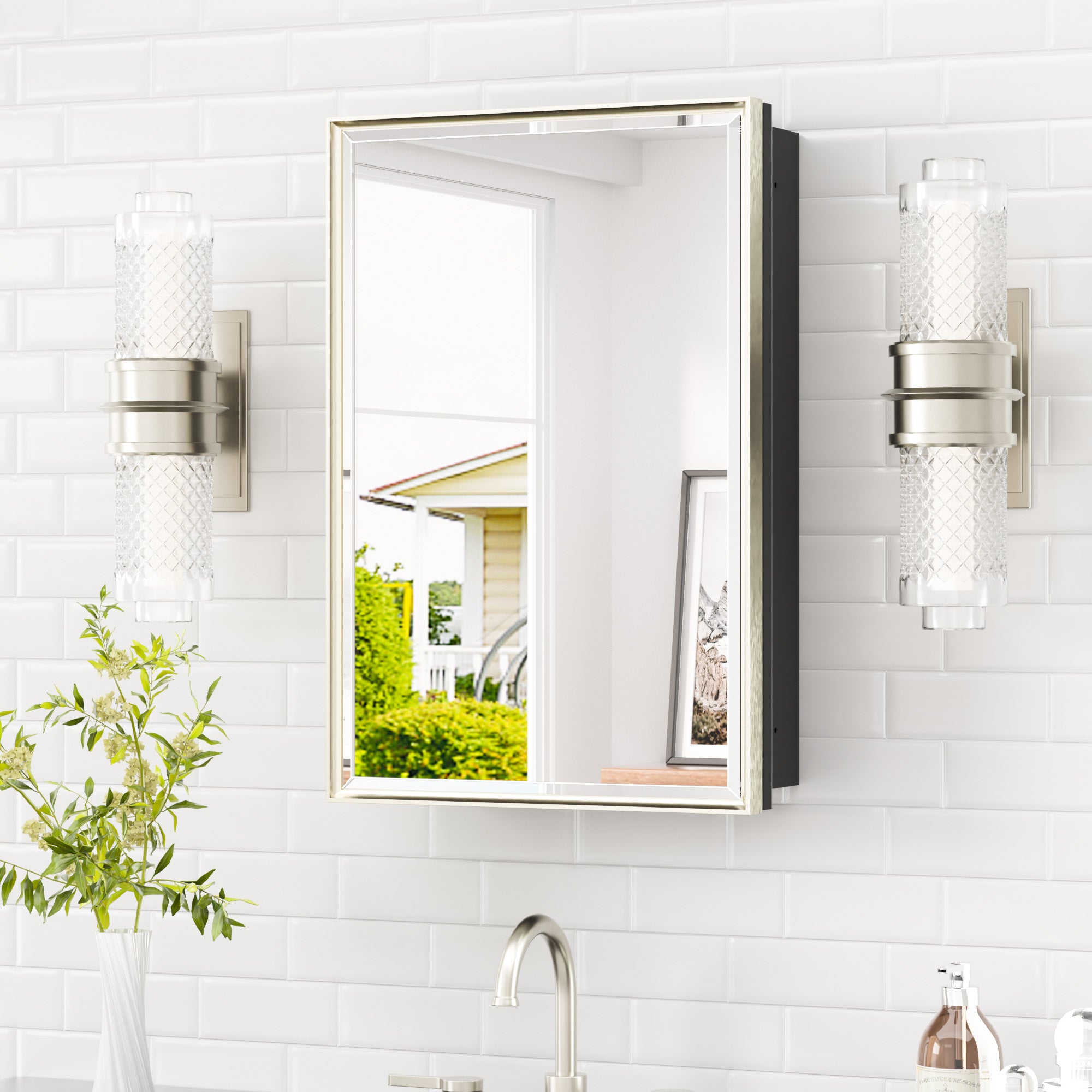 |16x24|Brushed Nickel