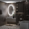 TETOTE Oval Frontlit LED Bathroom Mirror