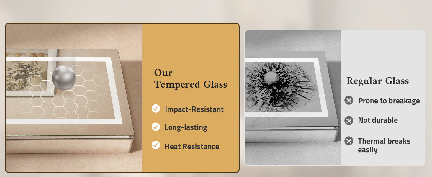Tempered glass demonstration