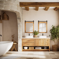 Farmhouse Barn Door Mirror
