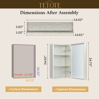 |24x14|Brushed Nickel
