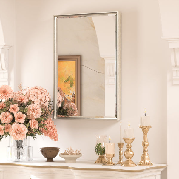 Beveled Mirror - Brushed Nickel