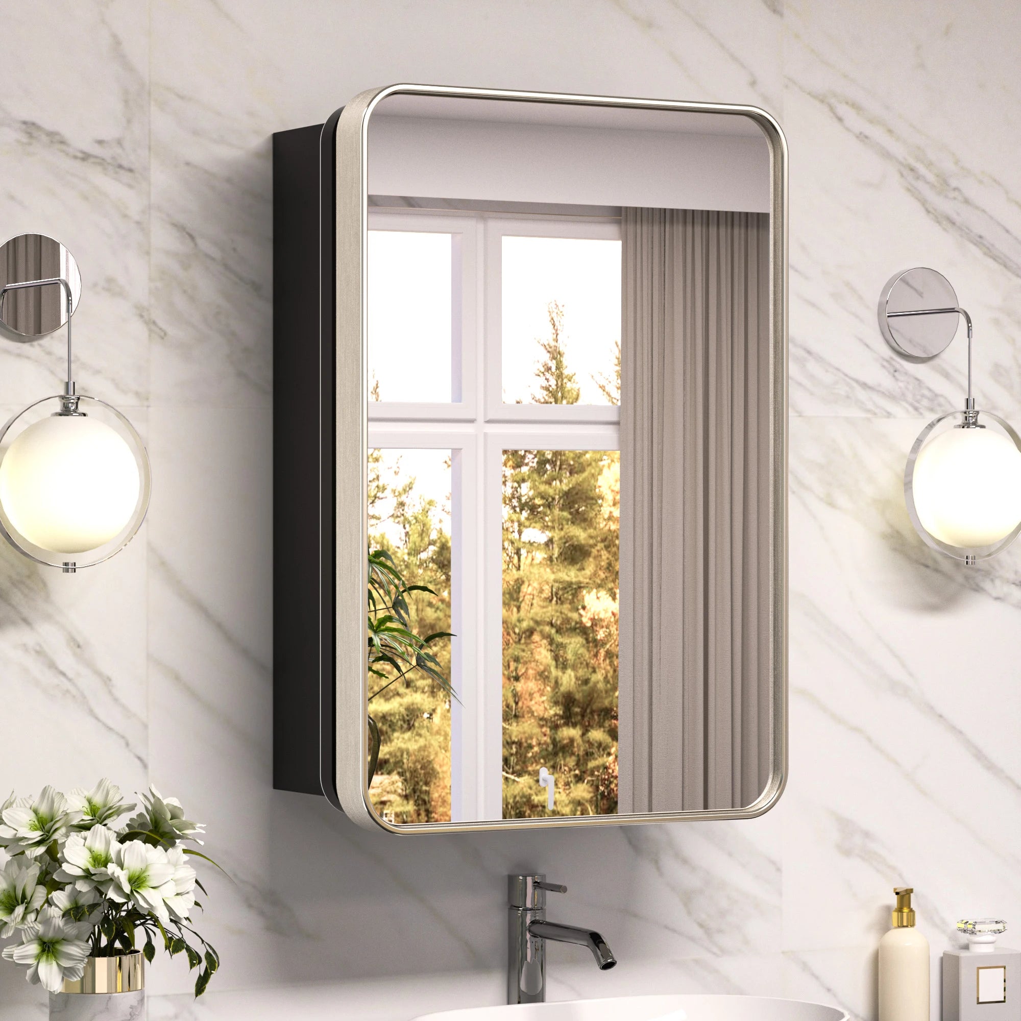 |24x16|Brushed Nickel