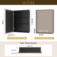 |24x30|Brushed Nickel