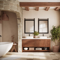 Farmhouse Barn Door Mirror