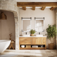 Farmhouse Barn Door Mirror