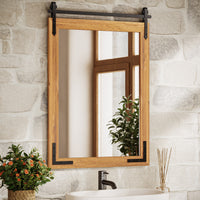 Farmhouse Barn Door Mirror