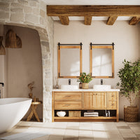 Farmhouse Barn Door Mirror