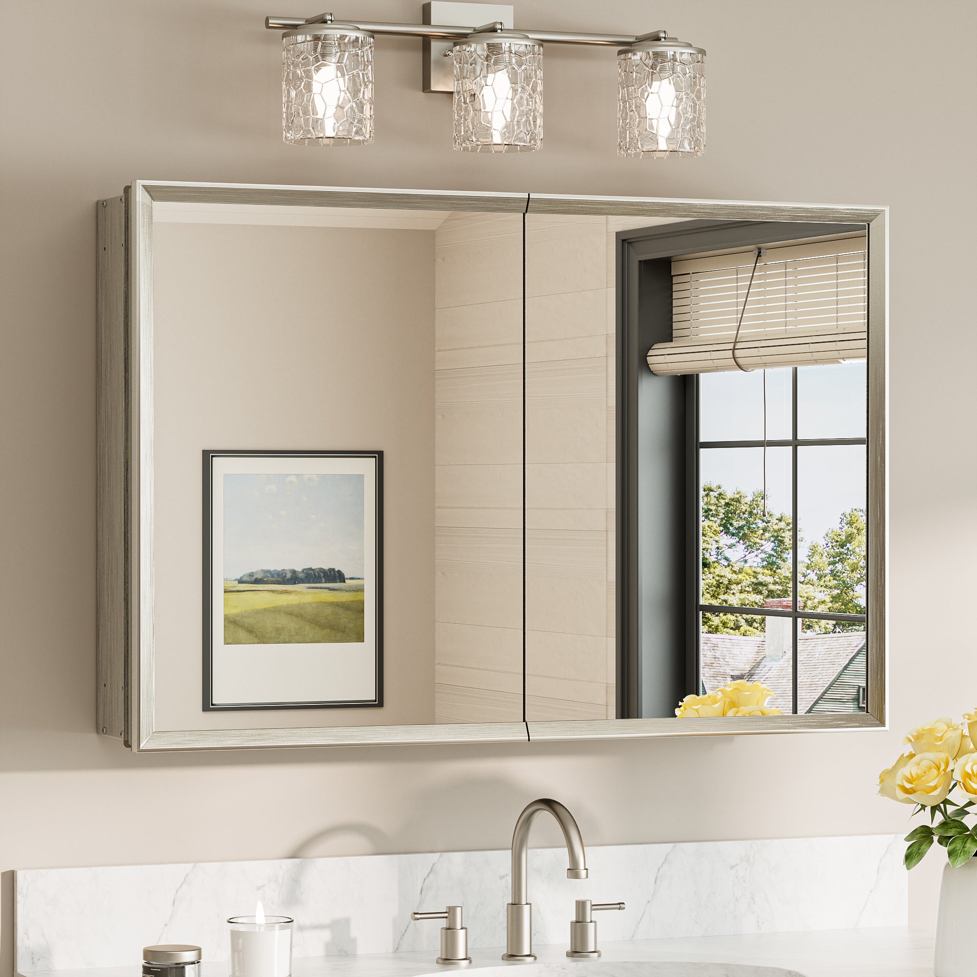 |24x36|Brushed Nickel