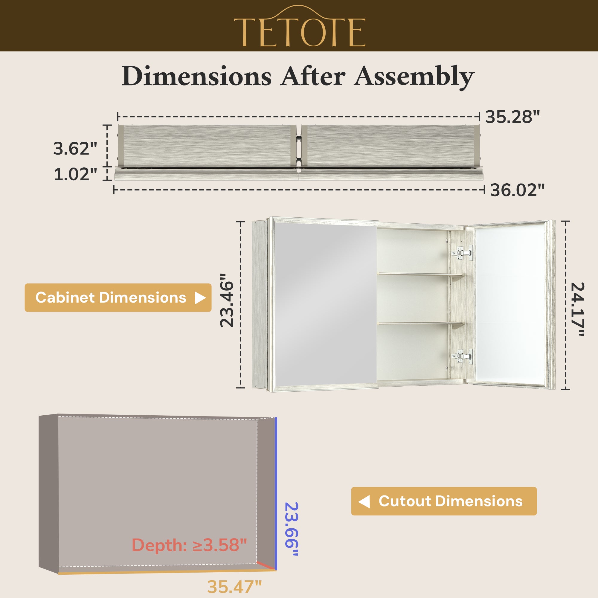 |24x36|Brushed Nickel