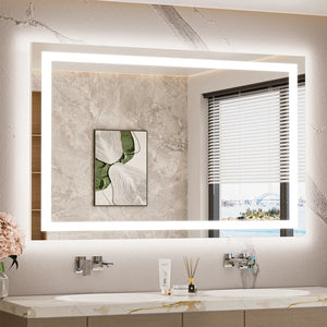 LED Bathroom Mirror Frontlit and Backlit