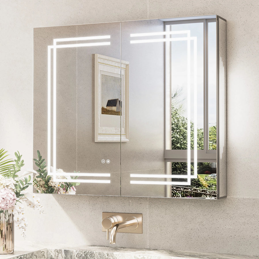 TETOTE Trio-Lit LED Medicine Cabinet