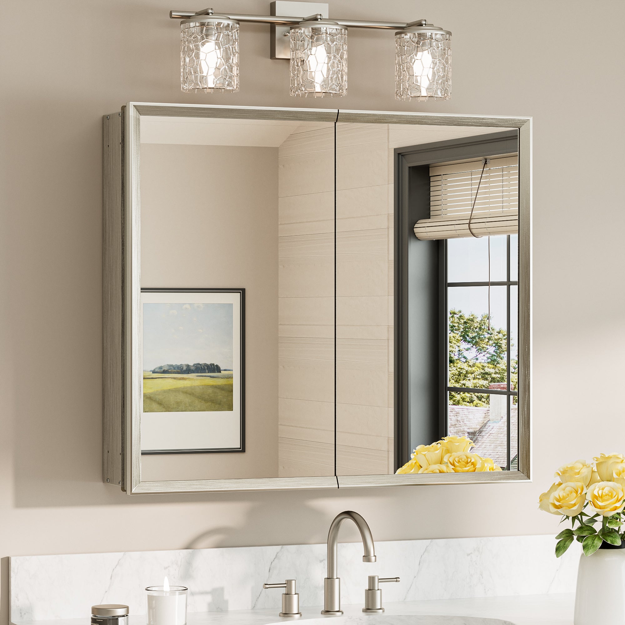 |26x30|Brushed Nickel