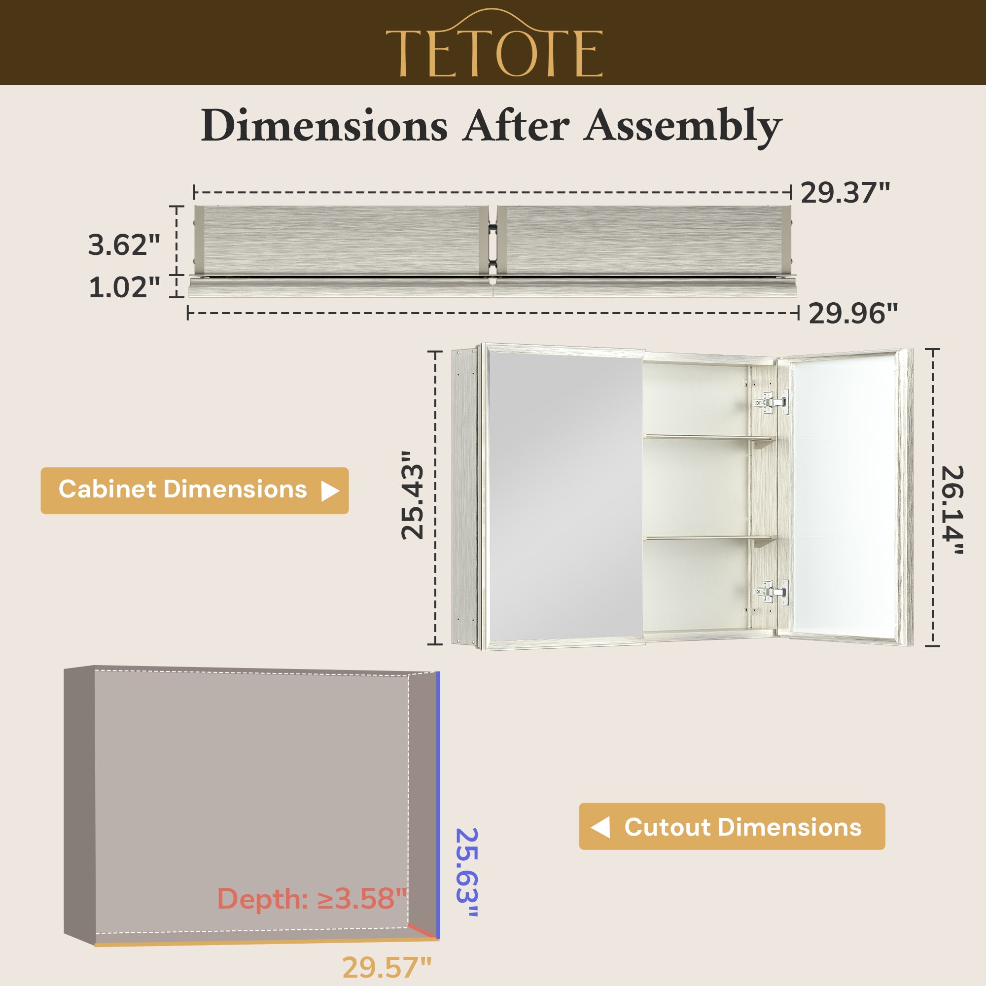 |26x30|Brushed Nickel