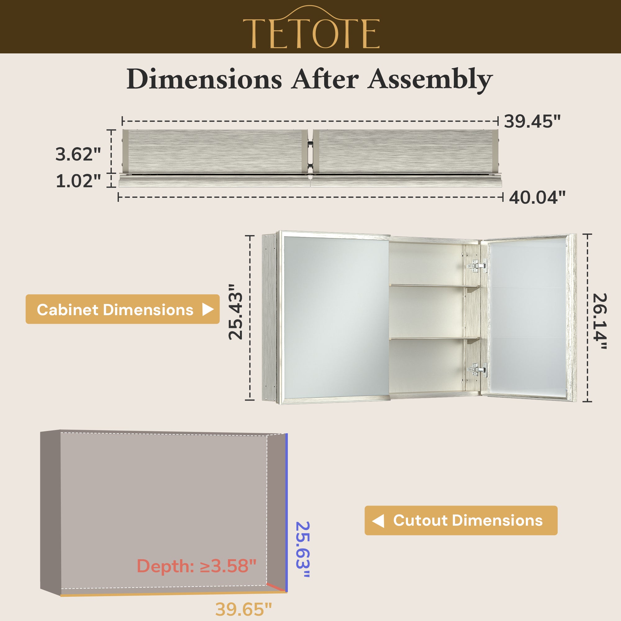 |26x40|Brushed Nickel