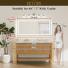 |28x60 inch LED bathroom mirror dimensions, designed for large bathrooms, double vanities, and luxury lighting coverage