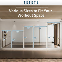 TETOTE Frameless Fitness Mirror Square Square Corner