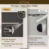 TETOTE Bathroom Mirror Modern Farmhouse Rectangle Framed Vanity Mirror for Over Sink, Entryway