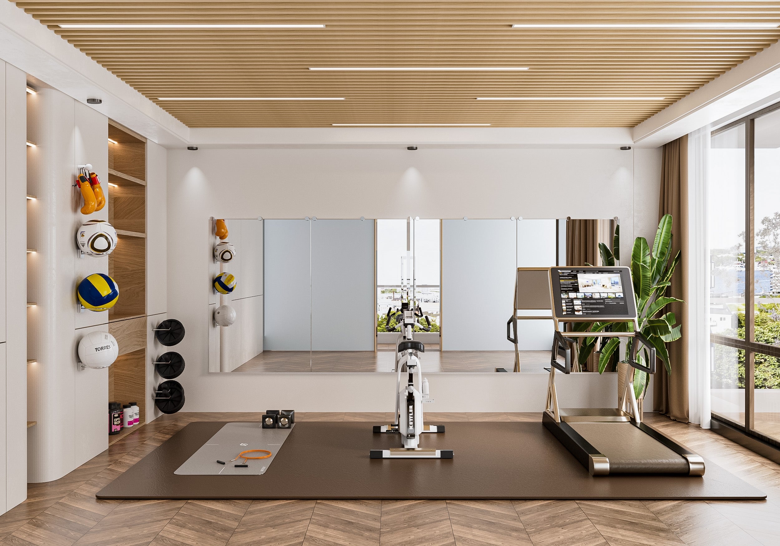 TETOTE Frameless Fitness Mirror – Available in 6 Sizes for Home