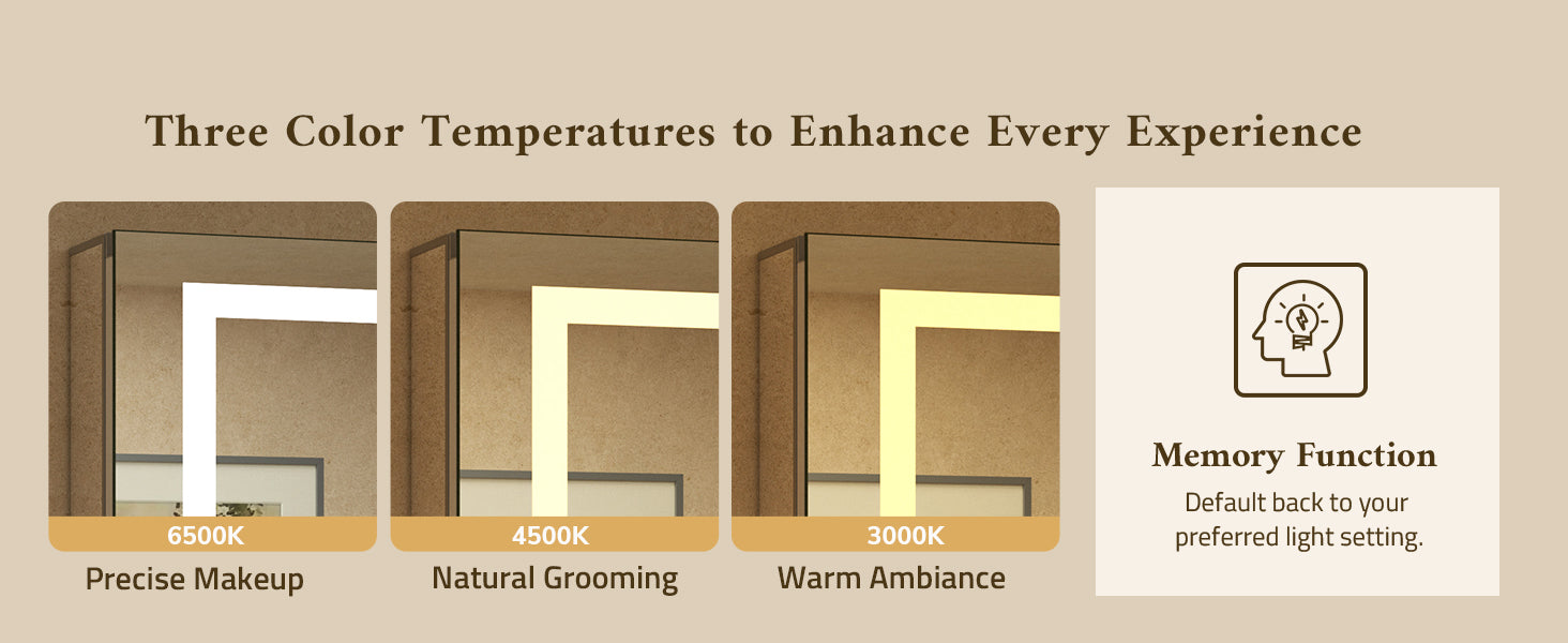 Three color temps