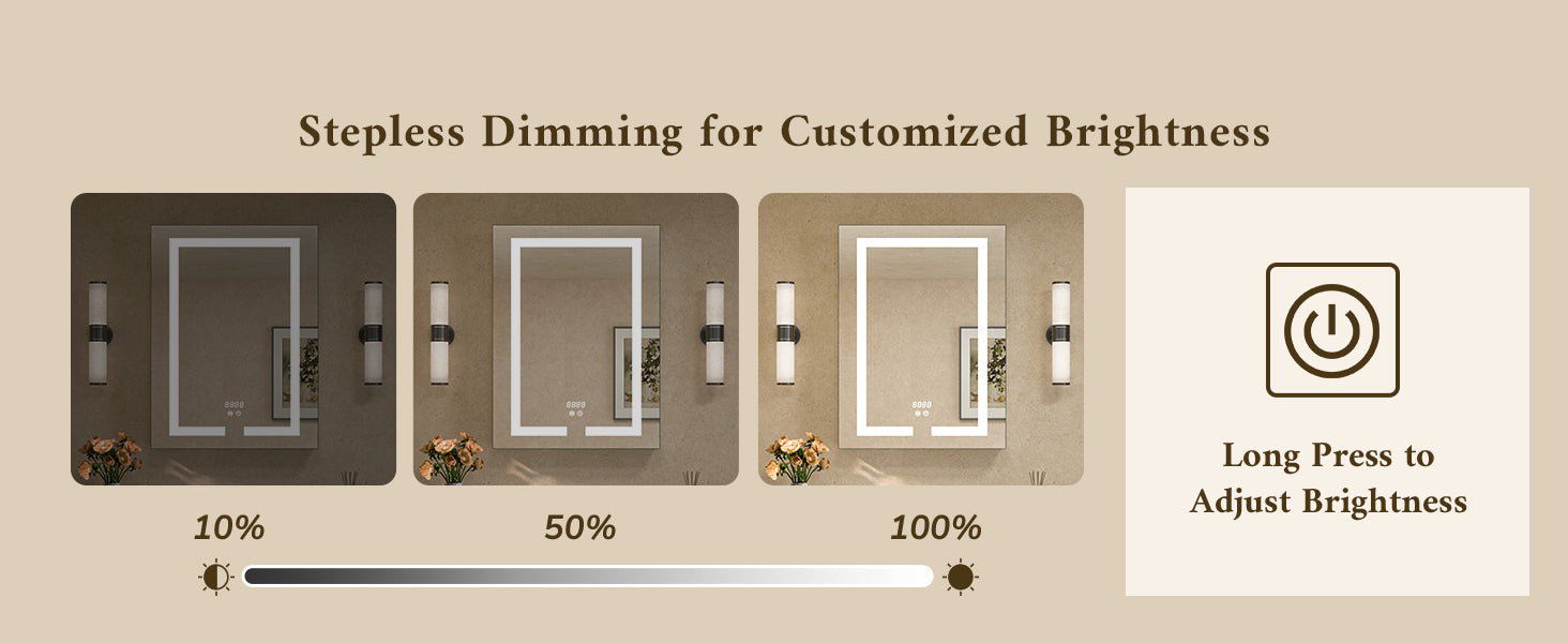 Dimmable brightness