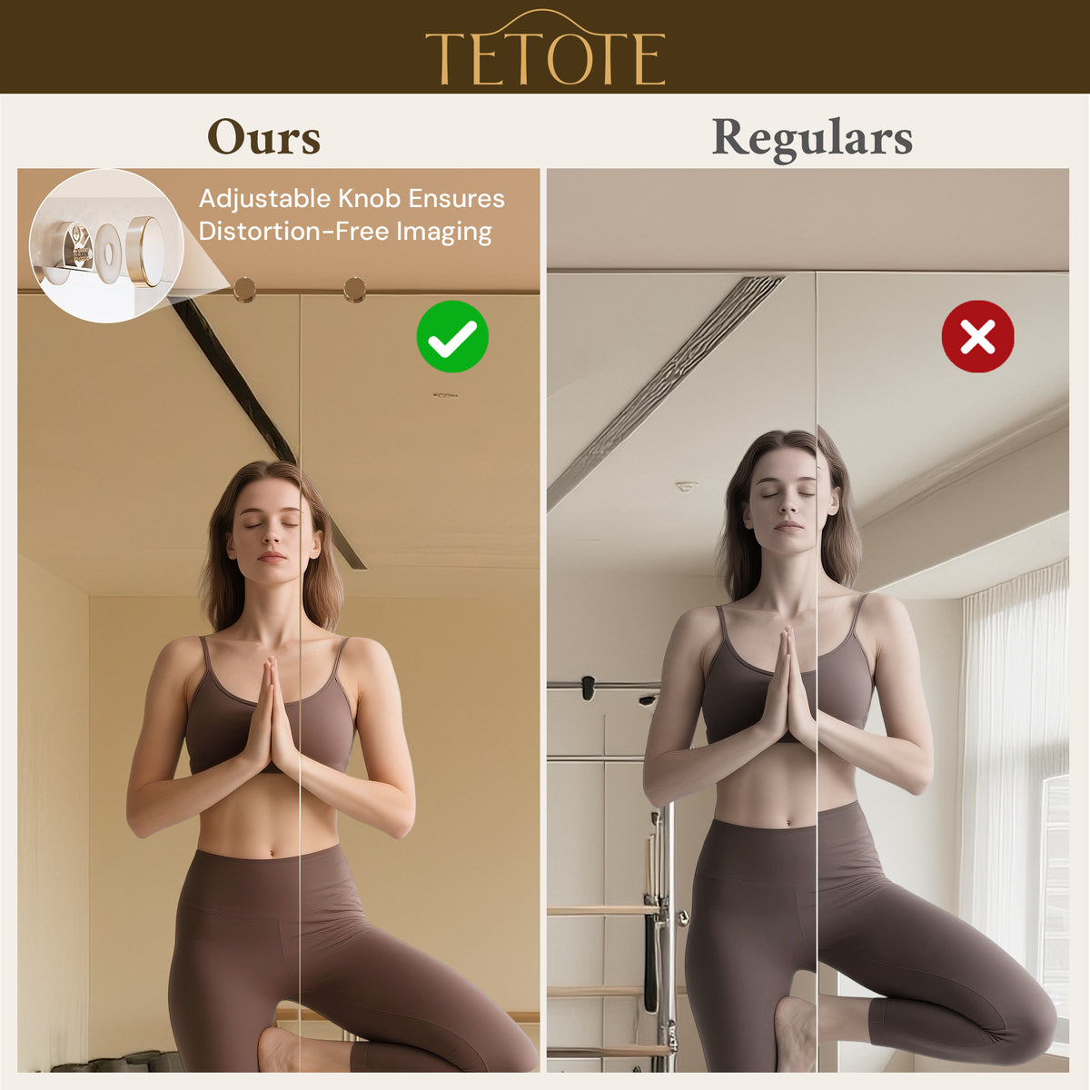 Shatterproof Frameless Gym Mirror