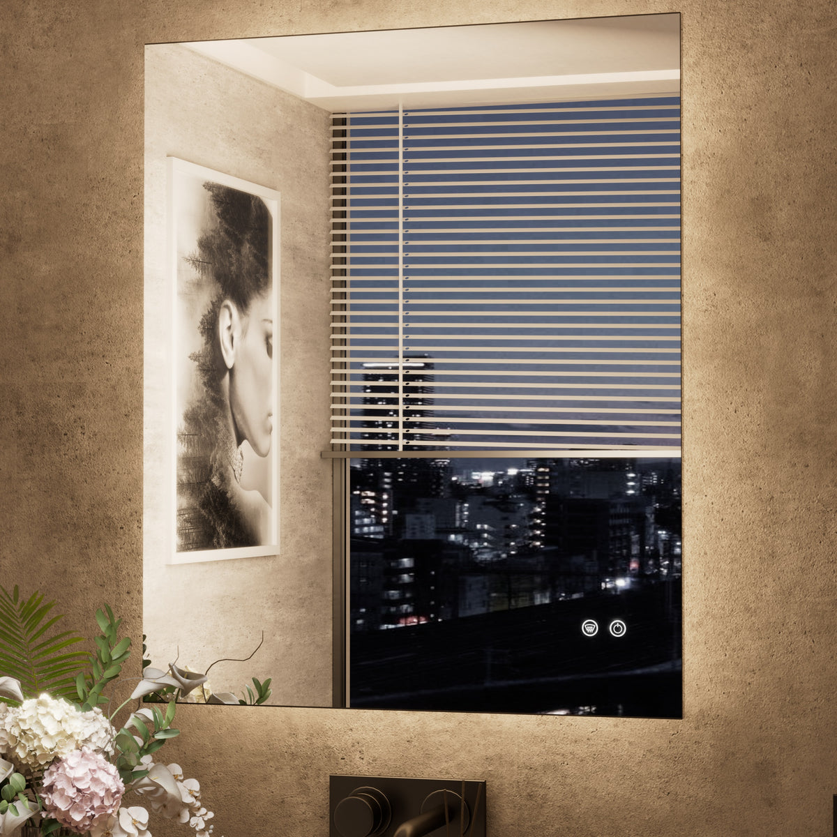 Backlit Bathroom Mirror