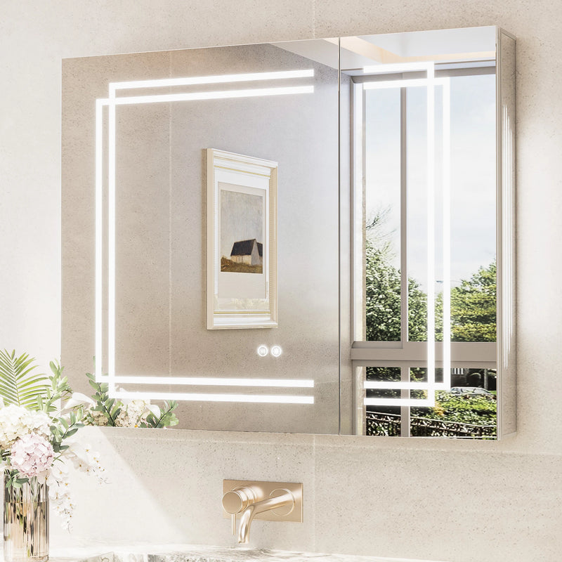 Trio-Lit LED Medicine Cabinet