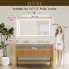 |30x55 inch LED bathroom mirror dimensions, designed for large bathrooms, double vanities, and luxury lighting coverage