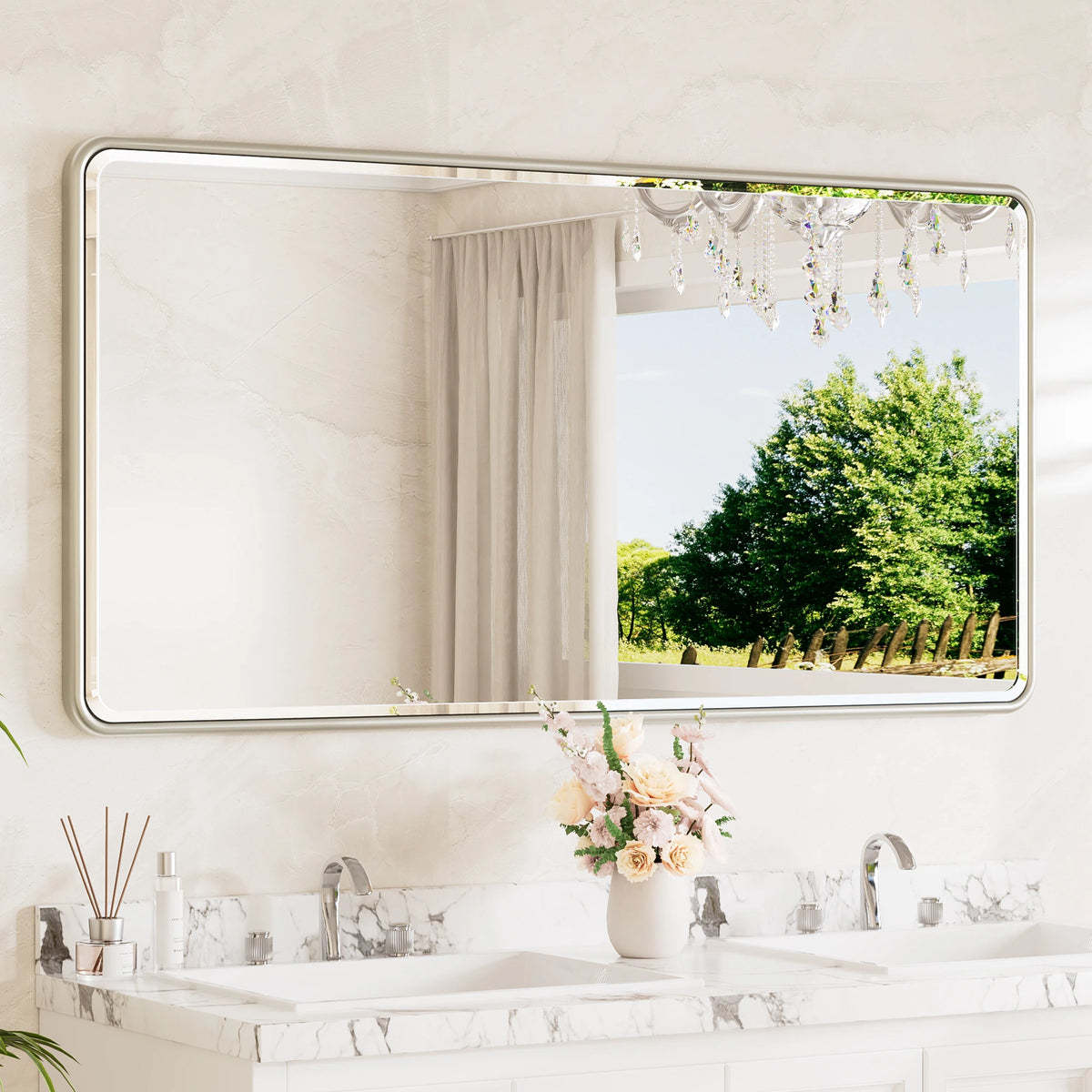 Beveled Edge Bathroom Mirrors