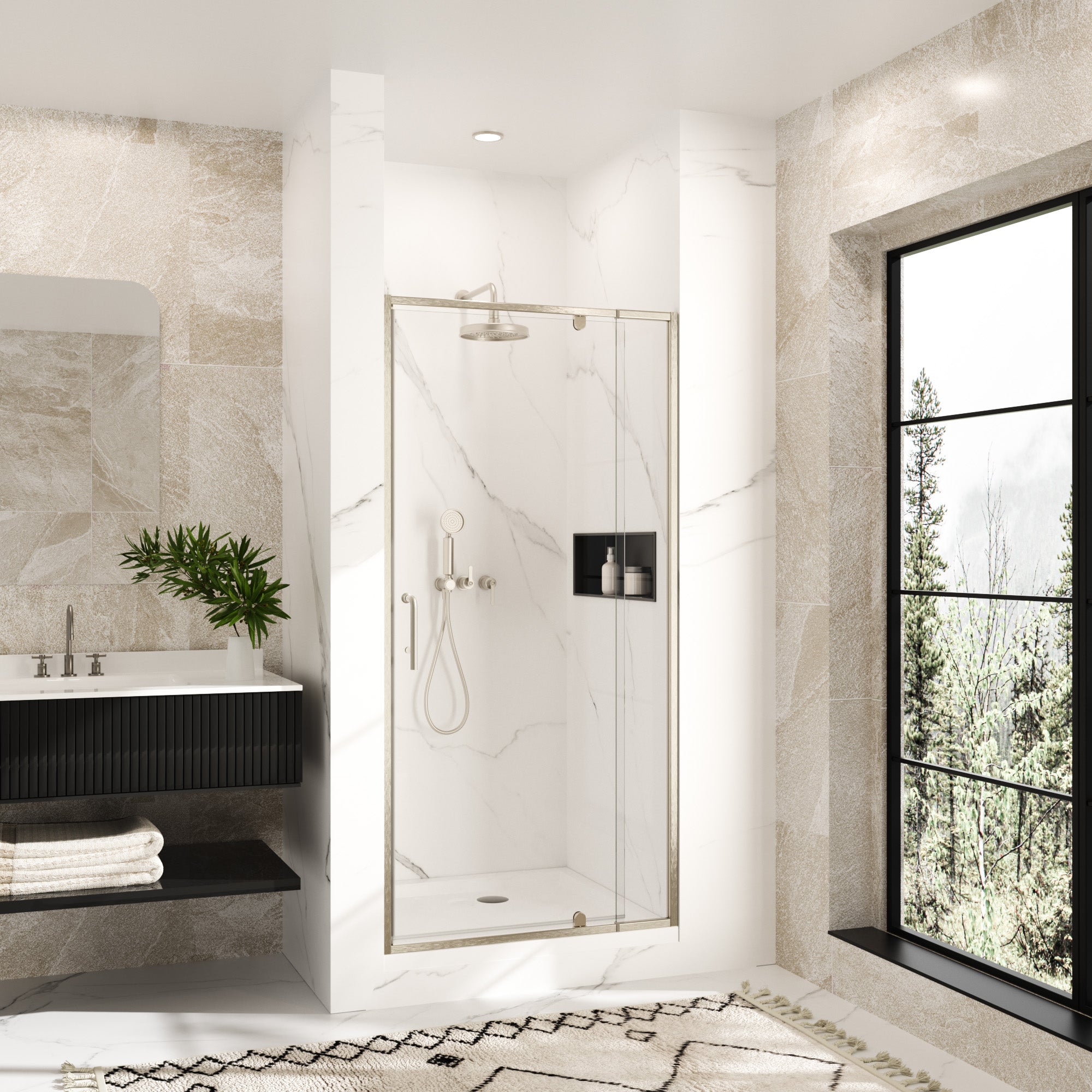 |32-36x72|Brushed Nickel