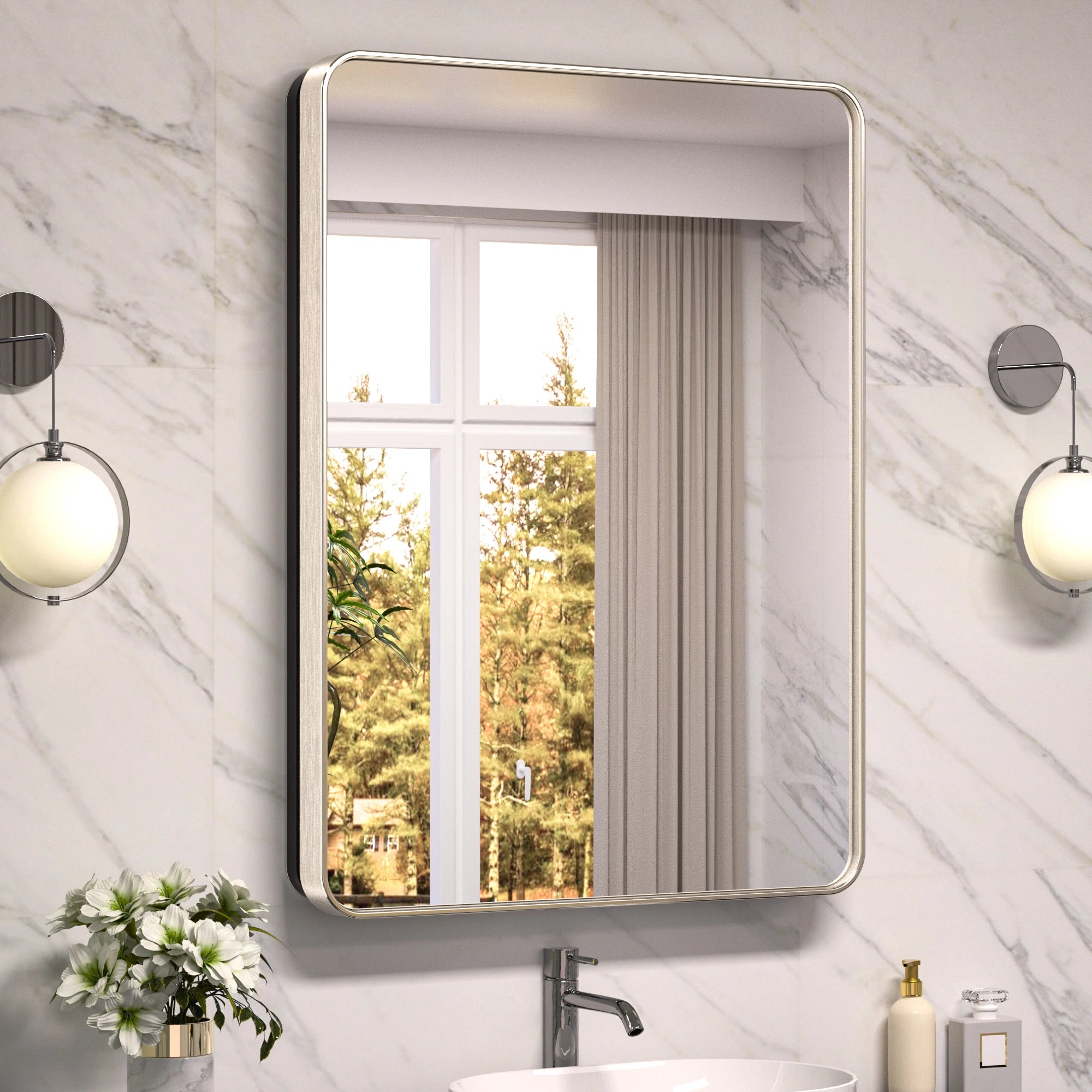 |24x16|Brushed Nickel