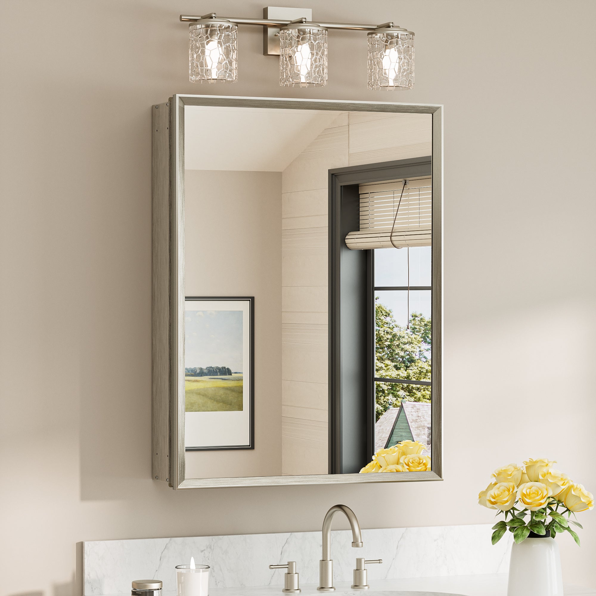 |32x24|Brushed Nickel